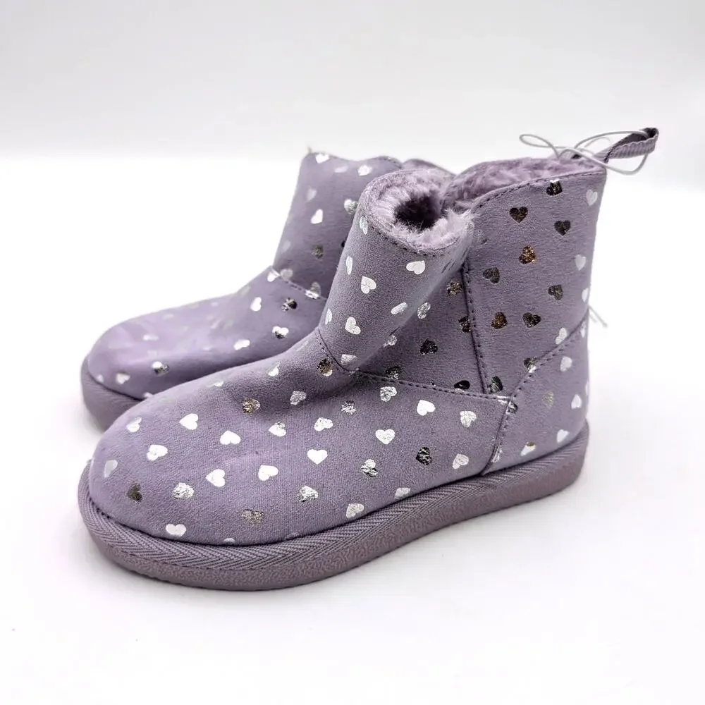 Harper Canyon Elly Cozy Short Boot Unisex Kids Lavender Size US10M